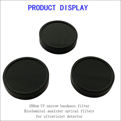 High Quality 280nm UV Narrow Bandpass Filter For Ultraviolet Detector UV bandpass filter