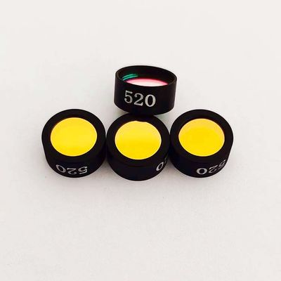 Optical Glass PCR Fluorescence Detection 520nm Bandpass Filter