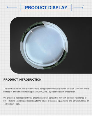 Anti Frost ITO Electromagnetic Shielding Glass Substrate Heat proof